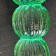 Broste Copenhagen - Pair of Large Green Blown Glass Candlesticks