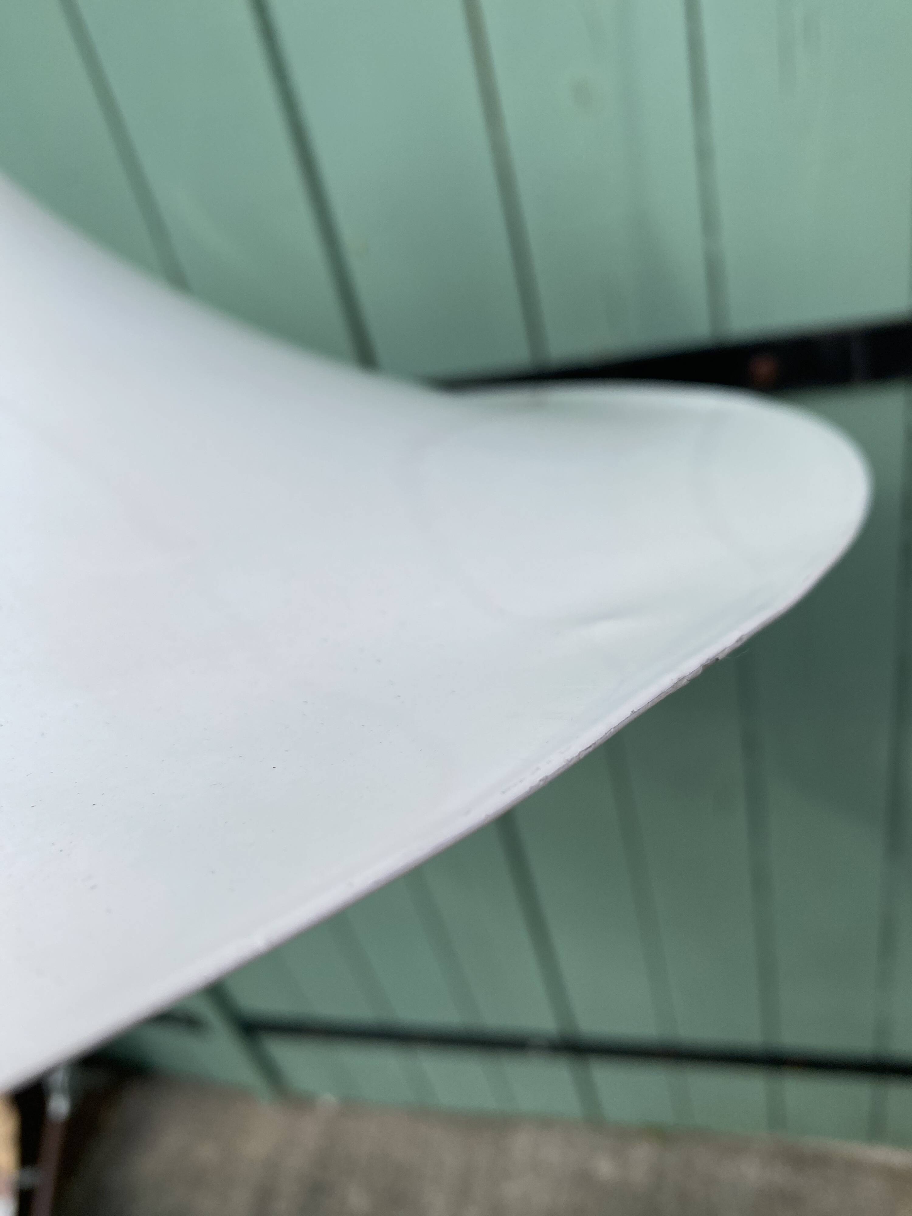 White trumpet suspension, 1960s, Scandinavian design
