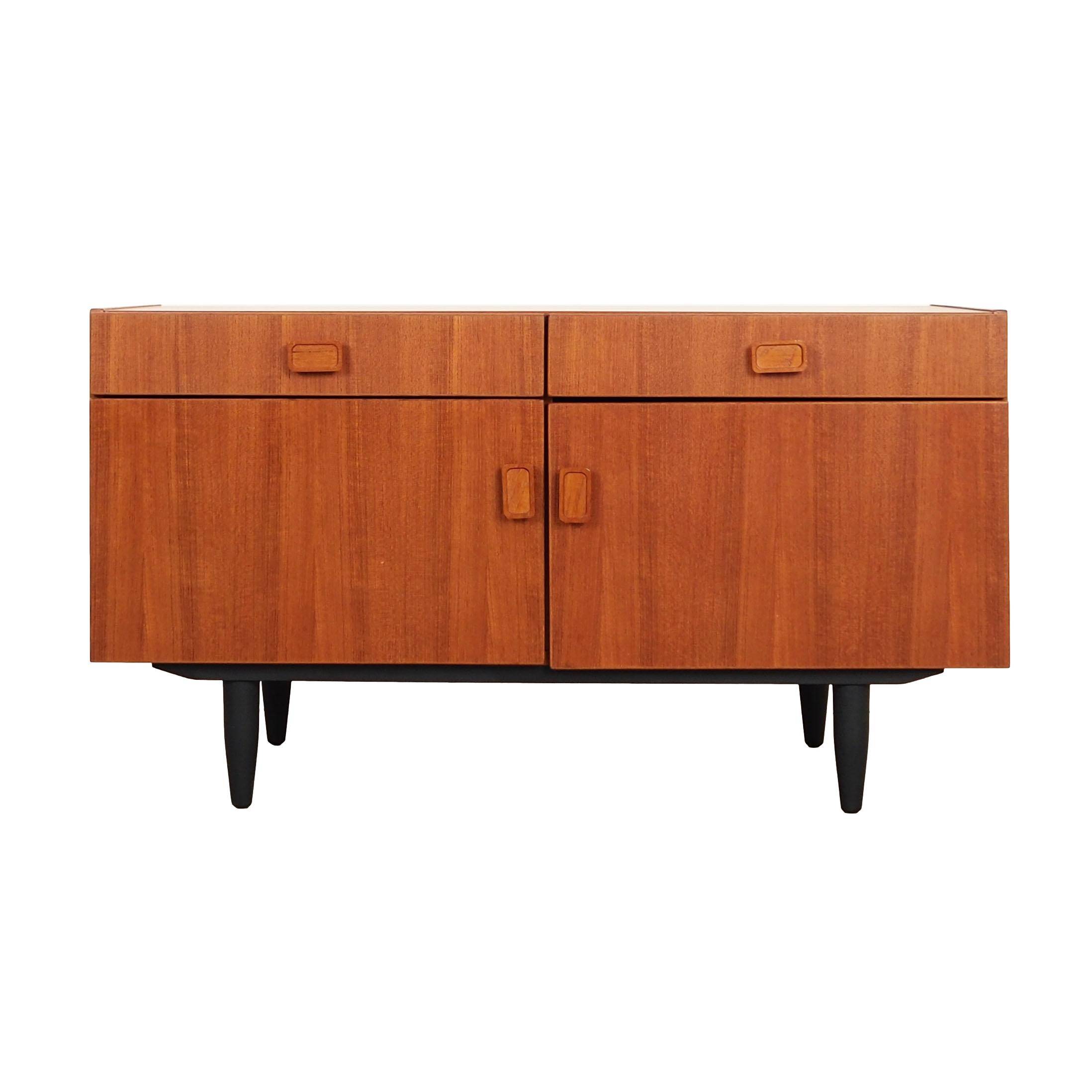 Teak cabinet, Danish design, 1970s, manufacturer: Denka