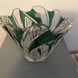 Vase en cristal taillé