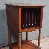 Vintage furniture: 20th-century solid cherry wood music cabinet