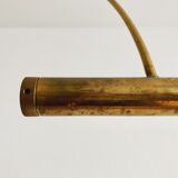 stunning Mid Century Modern brass UNA arc lamp by Florian Schulz