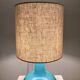 Mid-Century Blue Ceramic Table Lamp
