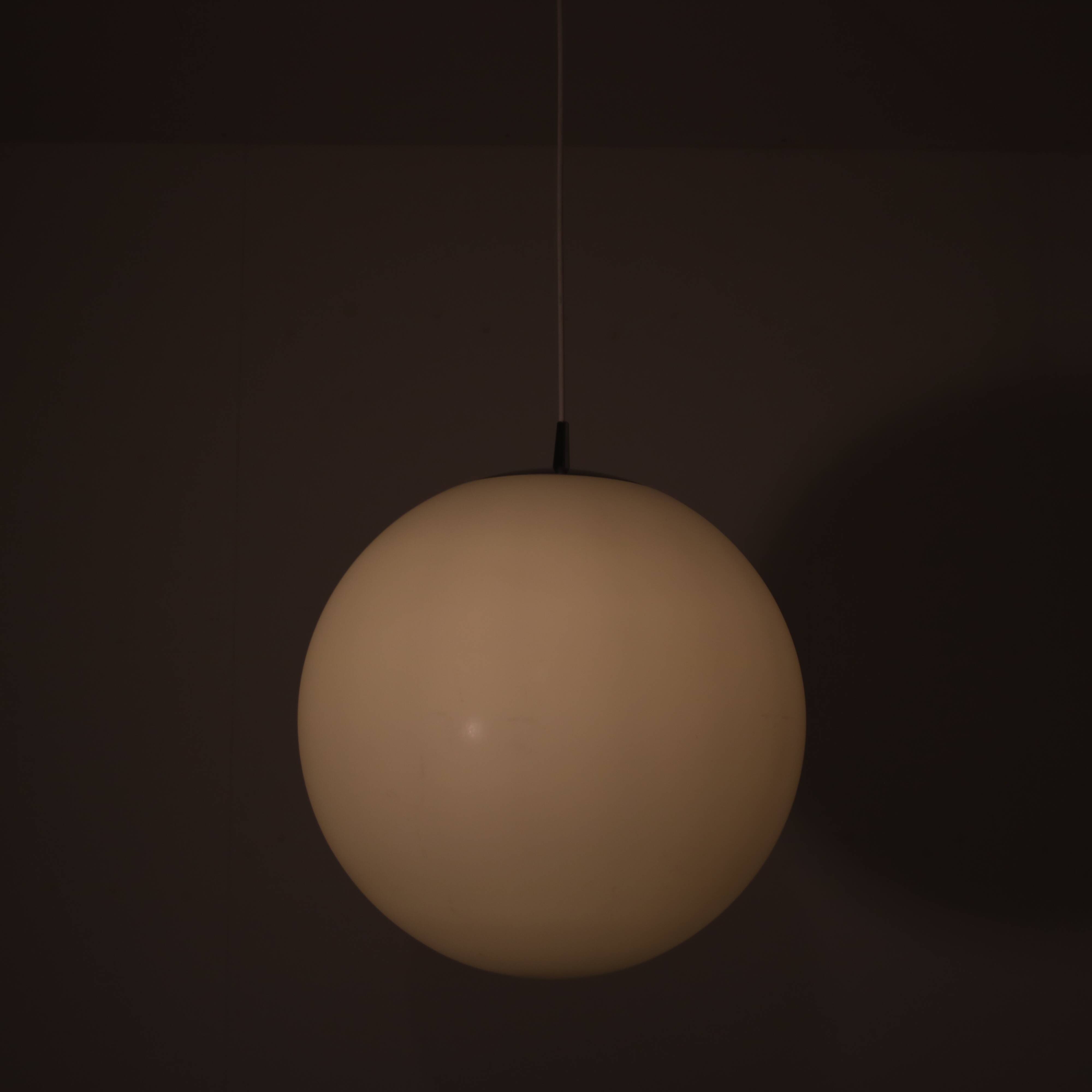 1960s Large round hanging lamp by Peill & Putzler, Germany