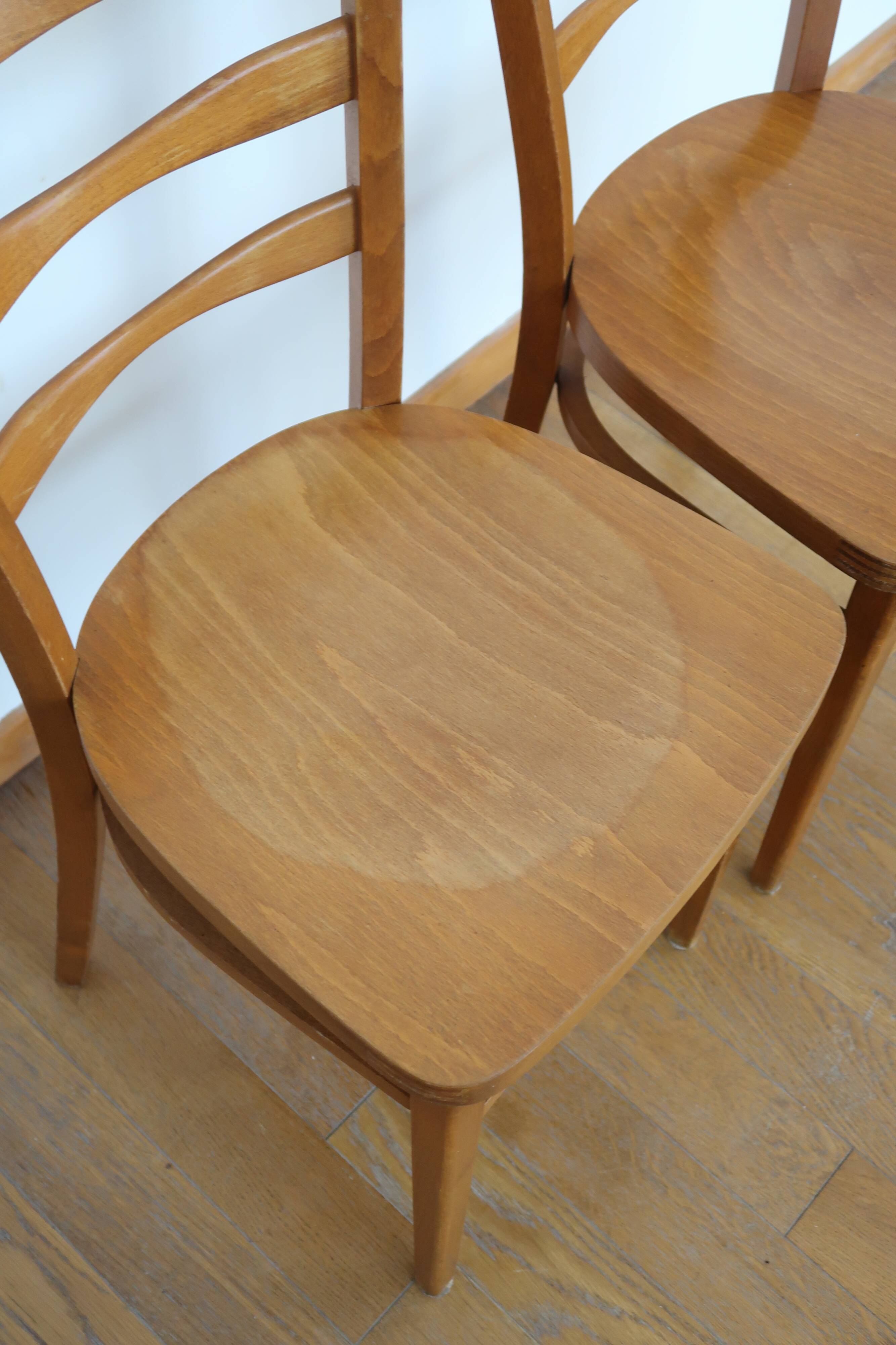 Paire de chaises bistrot scandinaves