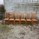 6 chaises en bois de teck