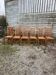 6 chaises en bois de teck