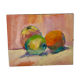Peinture acrylique 3 pommes