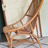 Rattan armchair