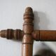 Miroir en bois effet bambou