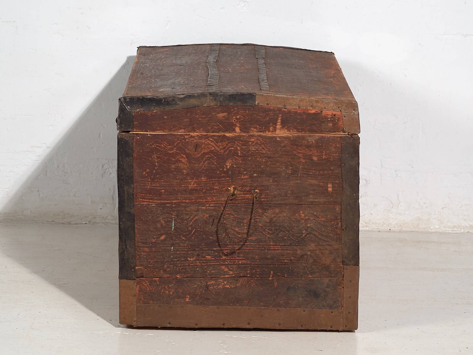 Malle ethnique ancienne peinte à la main (vers 1890) #30