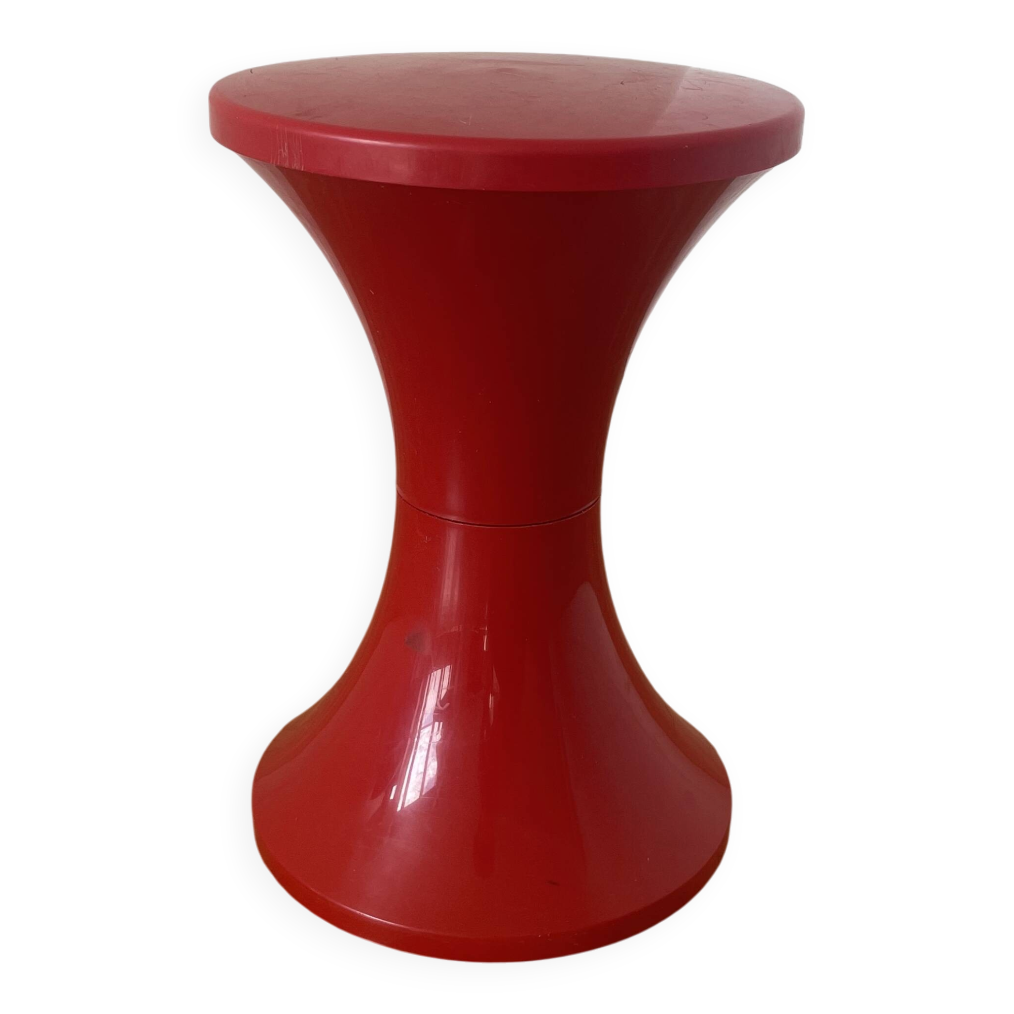 Tabouret tam tam rouge