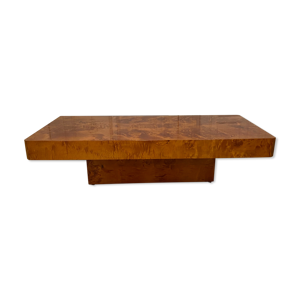 Table basse en loupe
