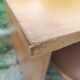 Desk and chair in blond oak 1950s/1960s