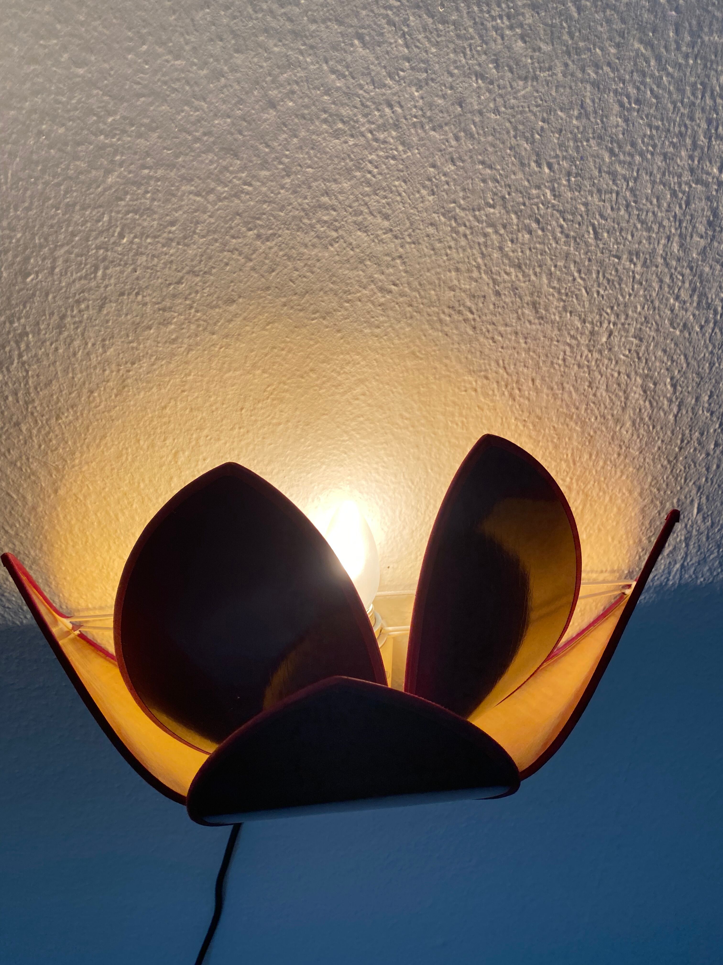 Lotus flower sconces