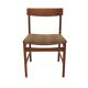 Set de 4 chaises scandinave en teck, Suède, 1960