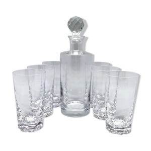Carafe et verres à whisky