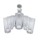 Carafe et verres à whisky Sèvres
