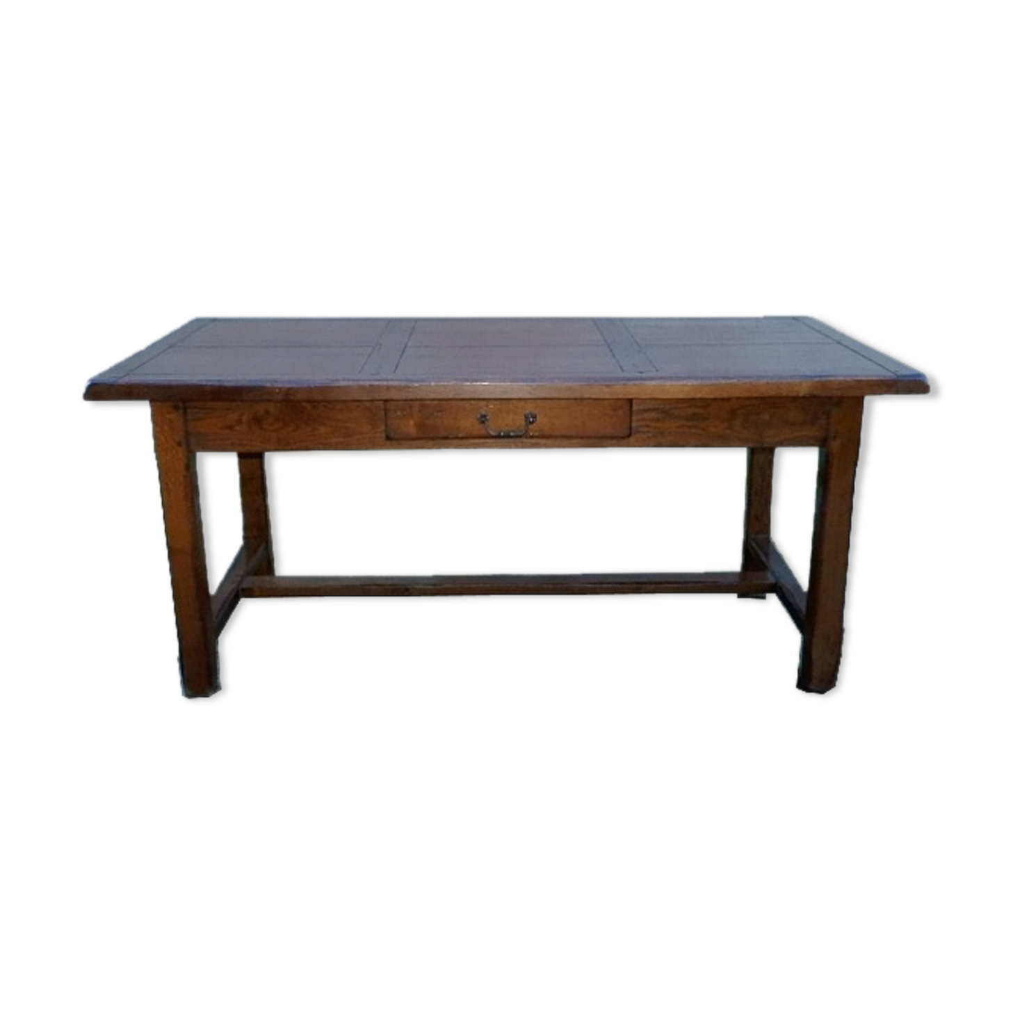 Massive old chene farm table