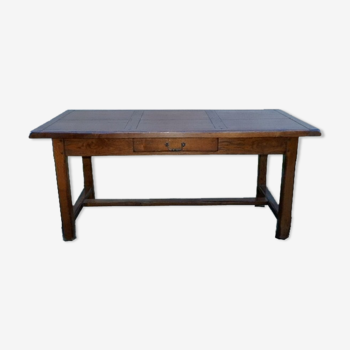 Massive old chene farm table