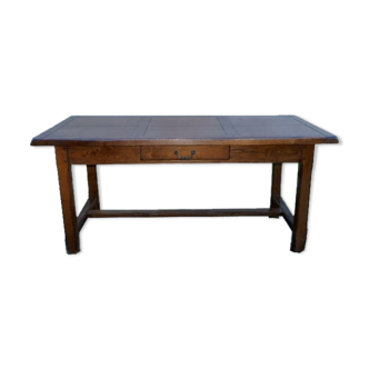 Massive old chene farm table