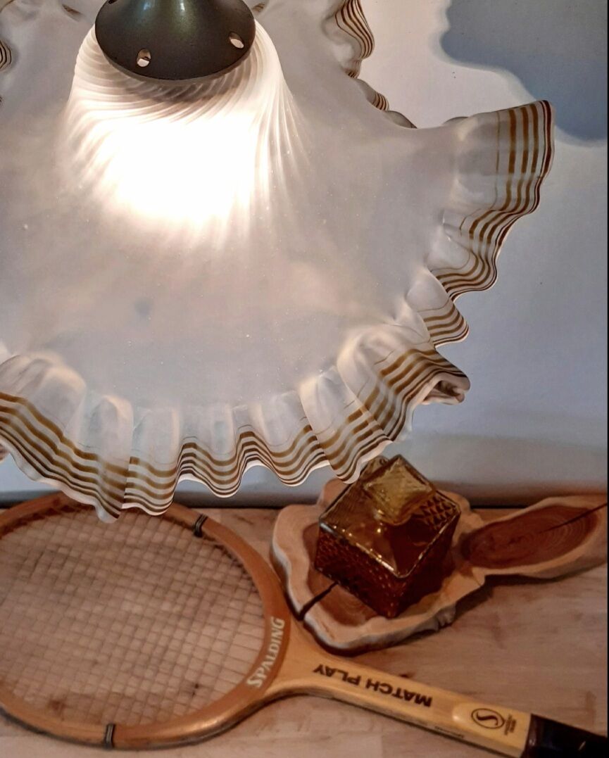 Vintage umbrella pendant lamp