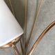 Pair of brass wall lights, circa 1950.
