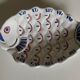 Aligsas Sweden ceramic fish dish 1980 Scandinavian