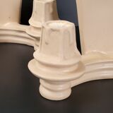 Paire d'appliques en plâtre 1940 vintage