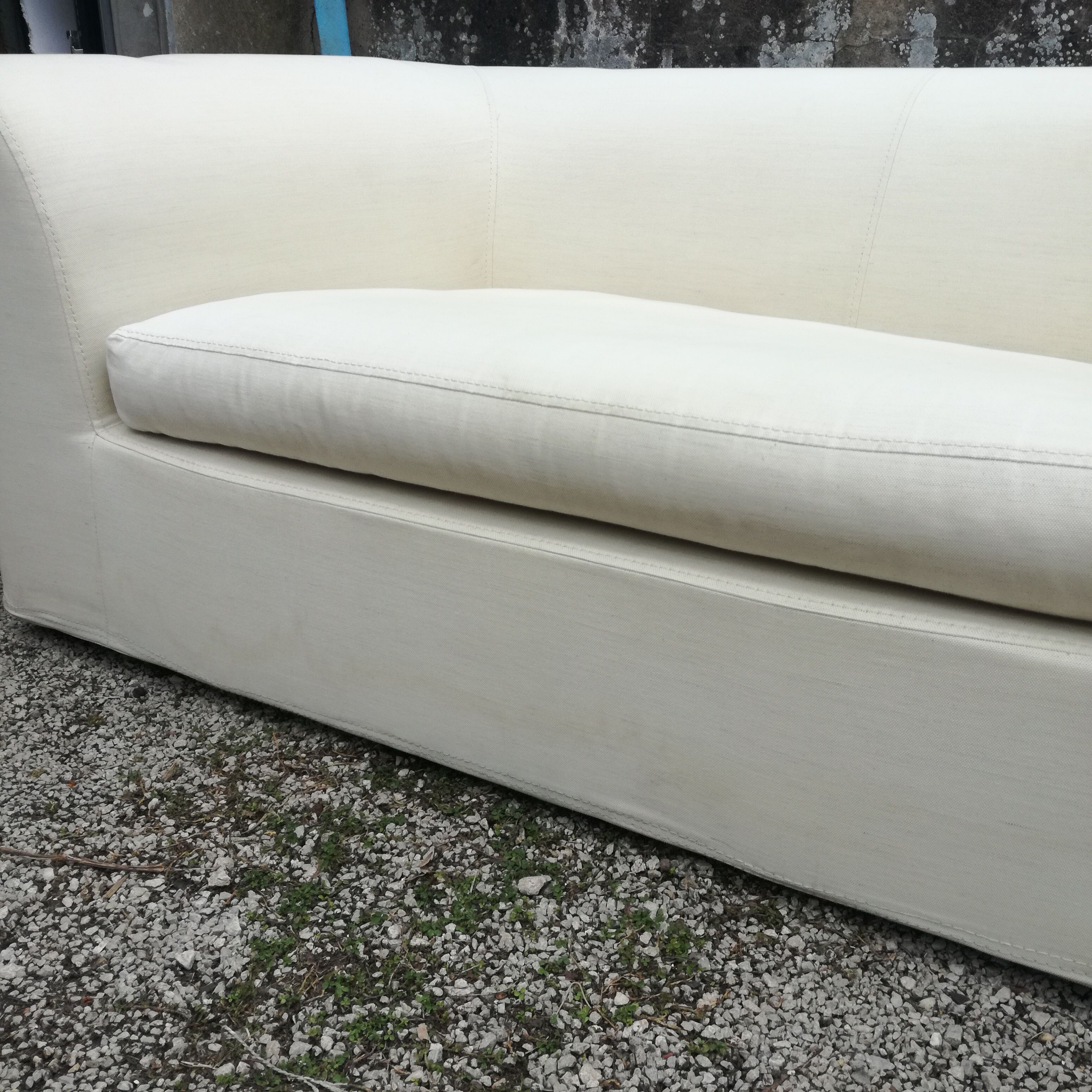 Ligne roset bench in fabric