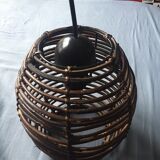Rattan hanging lamp