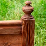Marked headboard
