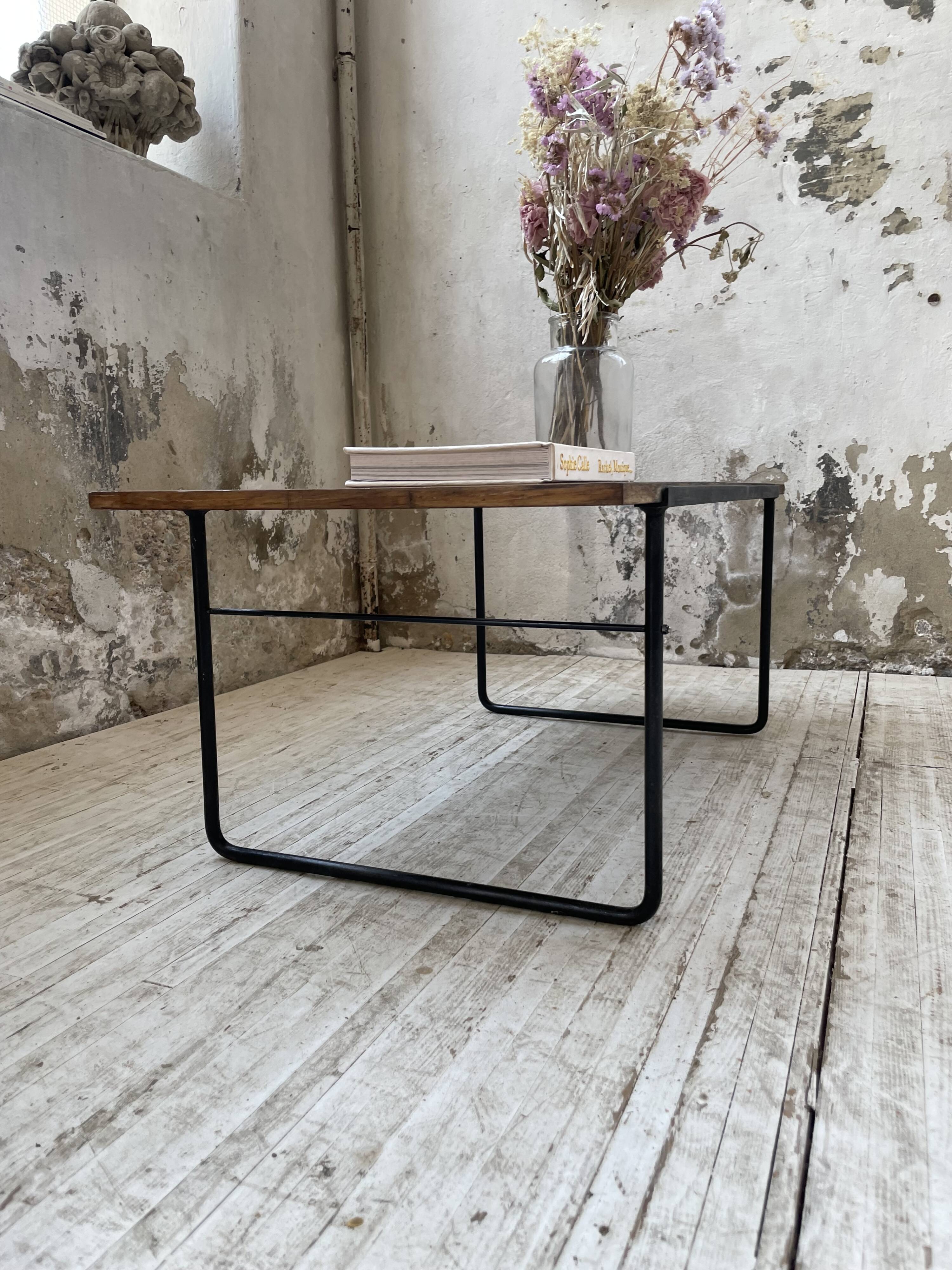 50s modernist oak coffee table