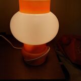 Opaline orange bedside desk lamp