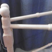 Porte serviette ancien en bois naturel - début XXeme