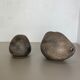 Set of 2 West German Ceramic Studio Vase Object by Helmut Schäffenacker, 1960s