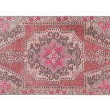 Vintage Turkish rug from Oushak, hand-woven 119x231 cm