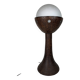 Midcentury brutalist Dutch ceramic mushroom floor lamp, 1960s