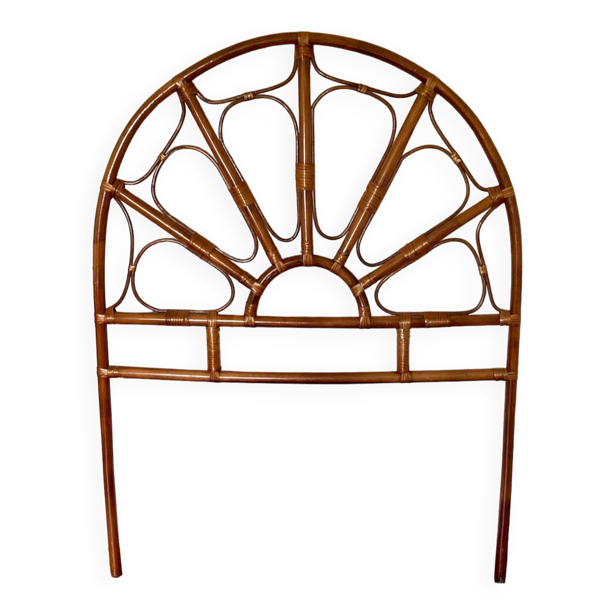Rattan headboard 1 person