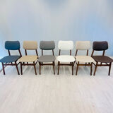Six dining chairs
