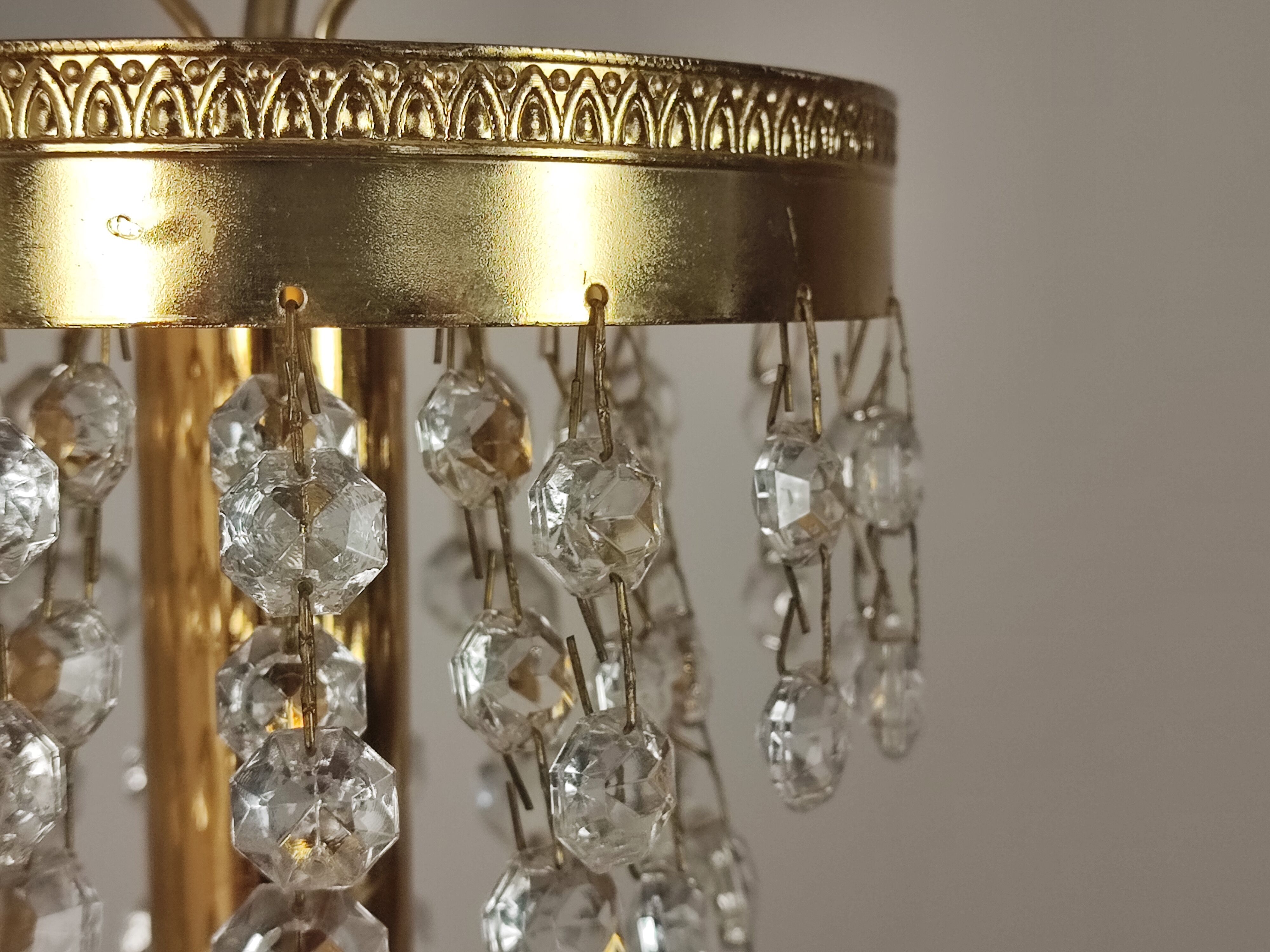 Chandelier with tassels