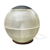 Holophane ball lamp on pedestal
