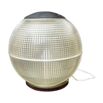 Lampe boule Holophane sur socle