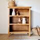Honey-coloured antique wooden bookcase - antique library
