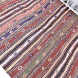 5x11 Red Blue Vintage Kilim Rug 149x326Cm