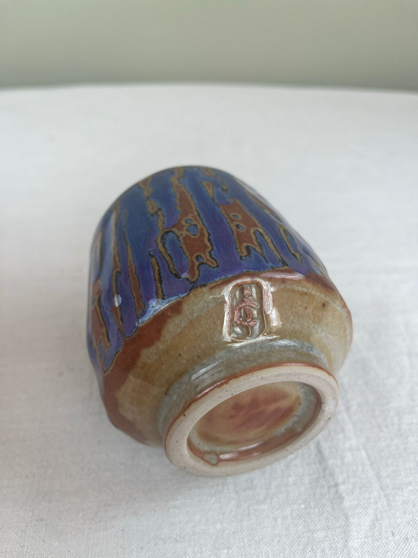 Handcrafted stoneware mug
