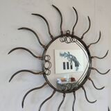 Miroir soleil en métal