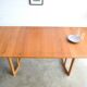 Danish table with 2 extensions, 165cm