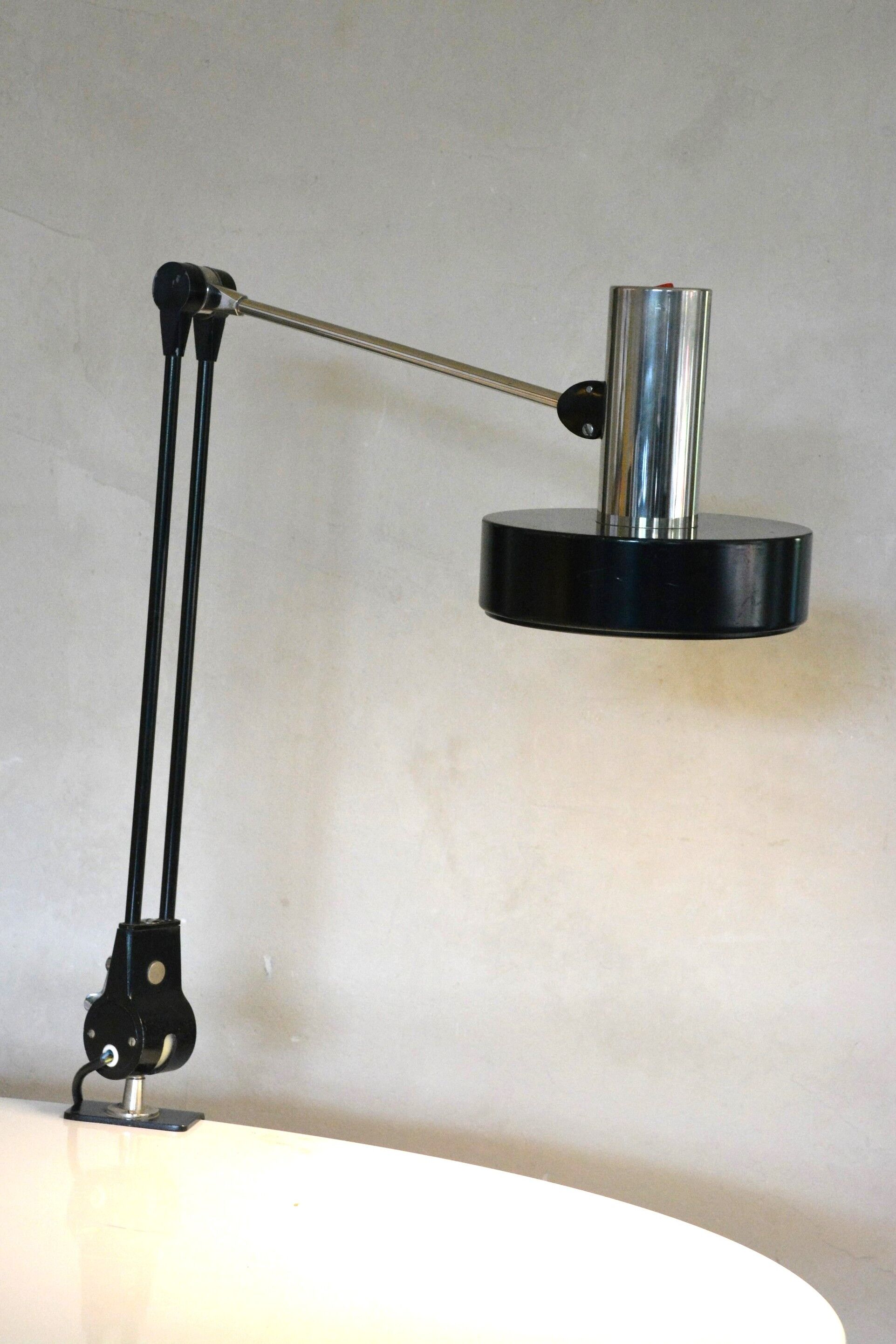 Clamp lamp Kaiser Leuchten 60s