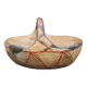 Berber pottery Kabyle basket early 20th century AlgeriaTerracotta Ideqqi Takduht